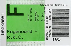Toegangskaart Feyenoord – RKC Waalwijk