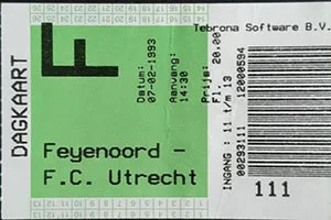 Toegangskaart Feyenoord – FC Utrecht