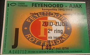 Toegangskaart Feyenoord – AFC Ajax