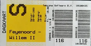 Toegangskaart Feyenoord – Willem II