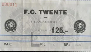 Toegangskaart FC Twente – Feyenoord