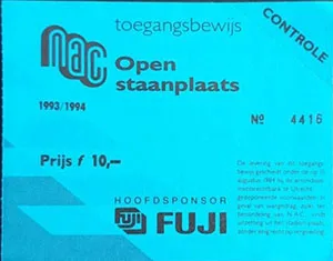 Toegangskaart NAC Breda – Feyenoord