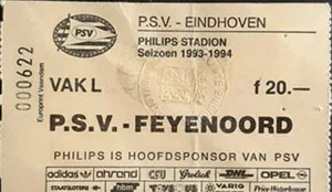 Toegangskaart PSV – Feyenoord