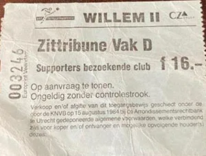 Toegangskaart Willem II – Feyenoord