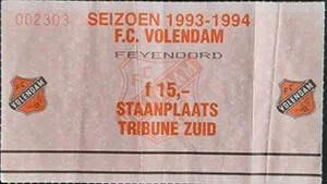 Toegangskaart FC Volendam – Feyenoord