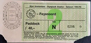 Toegangskaart AFC Ajax – Feyenoord