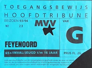 Toegangskaart MVV – Feyenoord