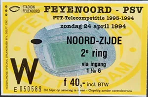 Toegangskaart Feyenoord – PSV