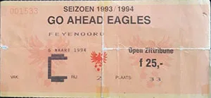 Toegangskaart Go Ahead Eagles – Feyenoord