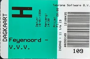 Toegangskaart Feyenoord – VVV Venlo