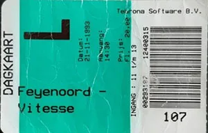 Toegangskaart Feyenoord – Vitesse