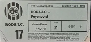 Toegangskaart Roda JC – Feyenoord