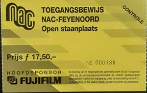 Toegangskaart NAC Breda – Feyenoord