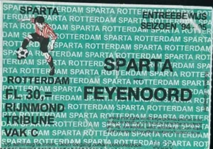 Toegangskaart Sparta Rotterdam – Feyenoord