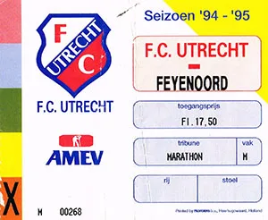 Toegangskaart FC Utrecht – Feyenoord