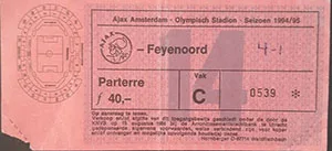Toegangskaart AFC Ajax – Feyenoord