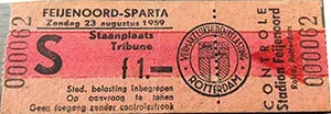 Toegangskaart Feyenoord – Sparta Rotterdam