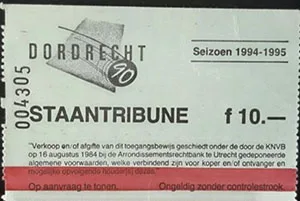 Toegangskaart FC Dordrecht – Feyenoord