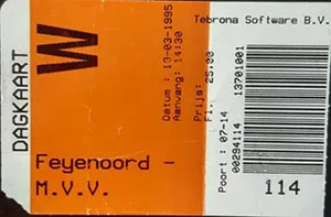 Toegangskaart Feyenoord – MVV