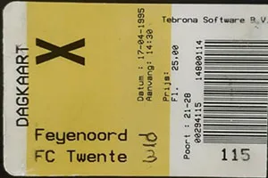 Toegangskaart Feyenoord – FC Twente