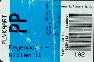 Toegangskaart Feyenoord – Willem II