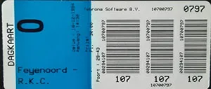 Toegangskaart Feyenoord – RKC Waalwijk
