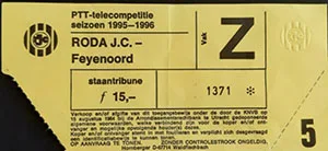 Toegangskaart Roda JC – Feyenoord