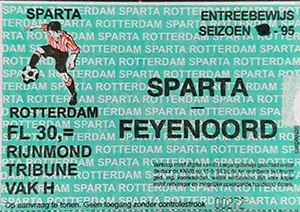 Toegangskaart Sparta Rotterdam – Feyenoord