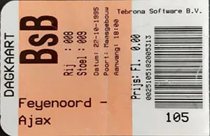 Toegangskaart Feyenoord – AFC Ajax