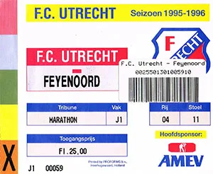 Toegangskaart FC Utrecht – Feyenoord
