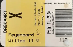 Toegangskaart Feyenoord – Willem II