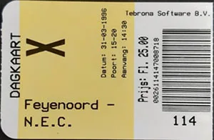 Toegangskaart Feyenoord – SC NEC