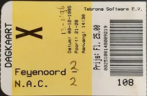 Toegangskaart Feyenoord – NAC Breda
