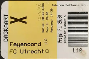 Toegangskaart Feyenoord – FC Utrecht
