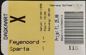 Toegangskaart Feyenoord – Sparta Rotterdam