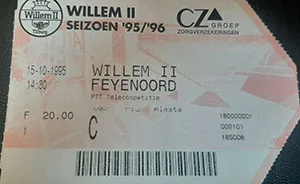 Toegangskaart Willem II – Feyenoord