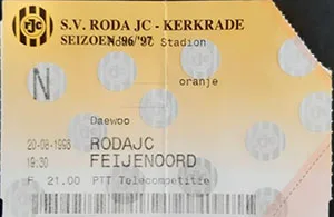 Toegangskaart Roda JC – Feyenoord