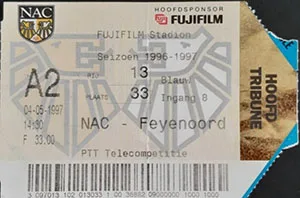 Toegangskaart NAC Breda – Feyenoord