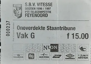 Toegangskaart Vitesse – Feyenoord