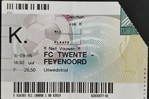 Toegangskaart FC Twente – Feyenoord