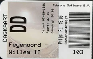 Toegangskaart Feyenoord – Willem II