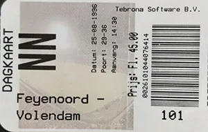 Toegangskaart Feyenoord – FC Volendam