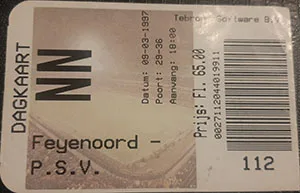 Toegangskaart Feyenoord – PSV