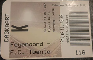 Toegangskaart Feyenoord – FC Twente