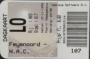 Toegangskaart Feyenoord – NAC Breda