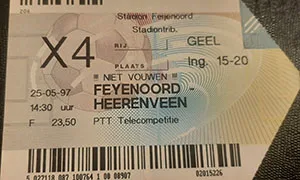 Toegangskaart Feyenoord – sc Heerenveen