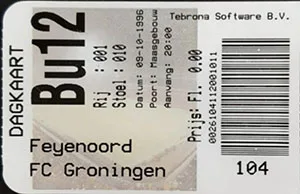 Toegangskaart Feyenoord – FC Groningen