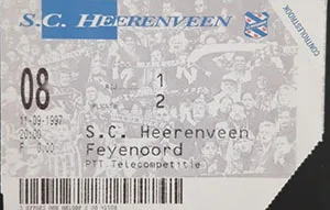 Toegangskaart sc Heerenveen – Feyenoord