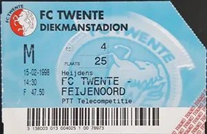 Toegangskaart FC Twente – Feyenoord