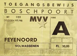 Toegangskaart MVV – Feyenoord